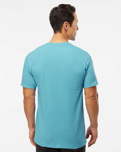 M&O Men's Gold Soft Touch T-Shirt 4800 #colormdl_Diving Blue