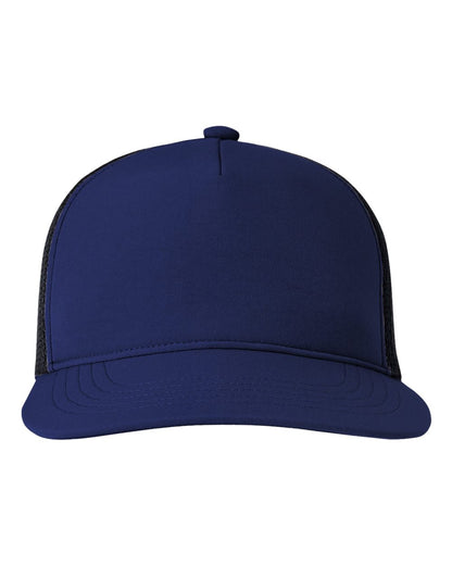 Big Accessories Bend Foam Trucker Cap BA708 #color_Navy/ Black