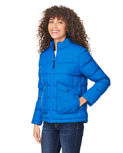 CORE365 Women's Inspire Puffer Jacket CE720W #colormdl_True Royal