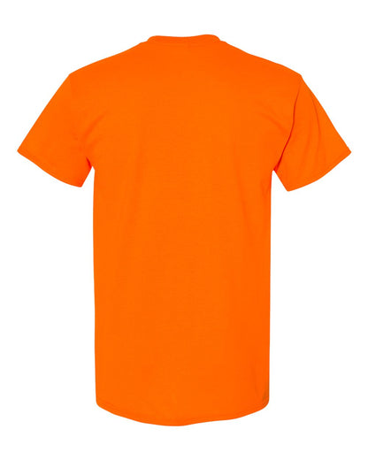 Gildan Unisex Heavy Cotton™ T-Shirt 5000 #color_Safety Orange