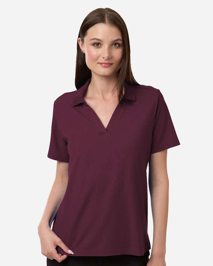 CORE365 Women's Resolve CVC Performance Pique Polo CE106W #colormdl_Burgundy