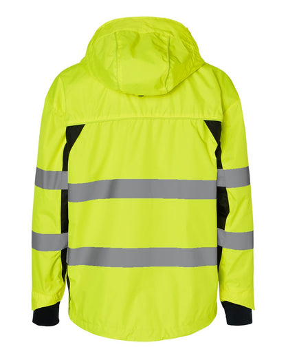 Kishigo Unisex Premium Black Series® Windbreaker WB102 #color_Lime/ Black