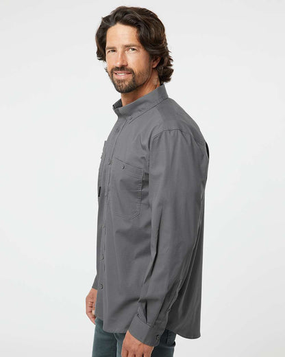 DRI DUCK Men's Craftsman Woven Shirt 4450T #colormdl_Gunmetal
