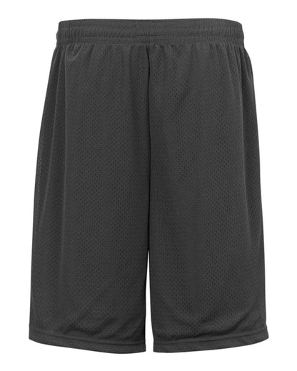 Badger Pro Mesh 9" Shorts with Pockets 7219 #color_Graphite