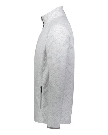 Holloway Men's Featherlight Soft Shell Jacket 229521 #color_Arctic Haze Print