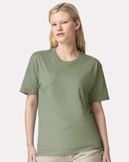 American Apparel Unisex CVC Tee 2001CVC #colormdl_Heather Sage