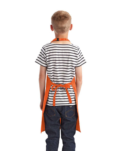 Artisan Collection by Reprime Youth Recycled Apron RP149 #colormdl_Orange