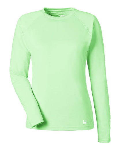 HUK Women's LoPro Pursuit T-Shirt H612L04 #color_Patina