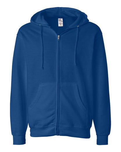 Independent Trading Co. Unisex Midweight Full-Zip Hooded Sweatshirt SS4500Z #color_Royal