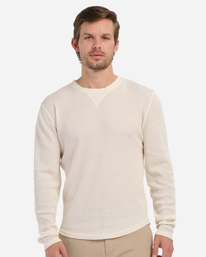 Boxercraft Men's Waffle Knit Long Sleeve T-Shirt BM3103 #colormdl_Natural