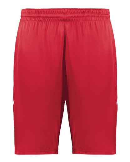 Augusta Sportswear Youth Alley-Oop Reversible Shorts 1169 #color_Red/ White