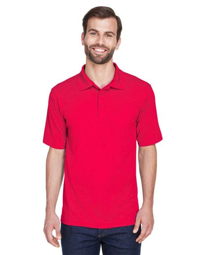 UltraClub Men's Cool & Dry Mesh Piqué Polo 8210 #colormdl_Red