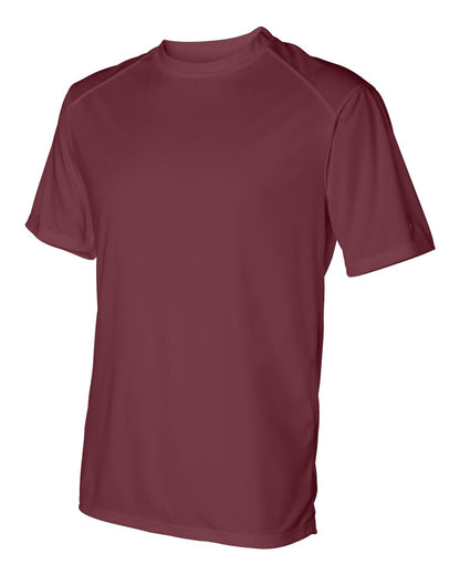 Badger B-Core Sport Shoulders T-Shirt 4120 #color_Cardinal