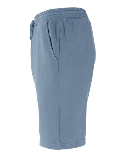 Independent Trading Co. Unisex Pigment-Dyed Fleece Shorts PRM50STPD #color_Pigment Slate Blue