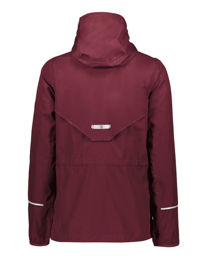 Holloway Women's Packable Hooded Jacket 229782 #color_Maroon