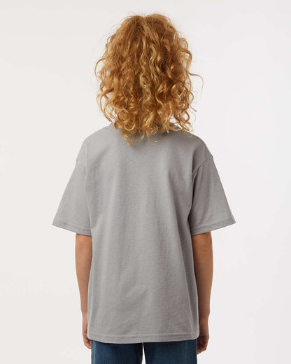 M&O Youth Gold Soft Touch T-Shirt 4850 #colormdl_Gravel