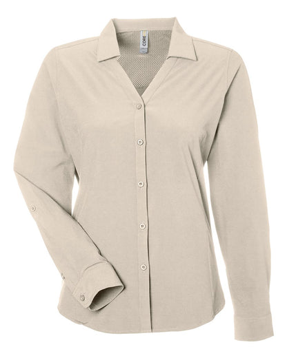 CORE365 Women's Ultra UVP® Marina Shirt CE510LW #color_Stone