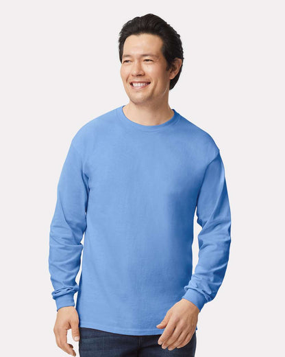 Gildan Unisex Ultra Cotton® Long Sleeve T-Shirt 2400 #colormdl_Carolina Blue