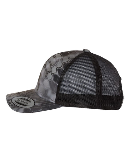YP Classics Retro Trucker Cap 6606 #color_Kryptek Raid