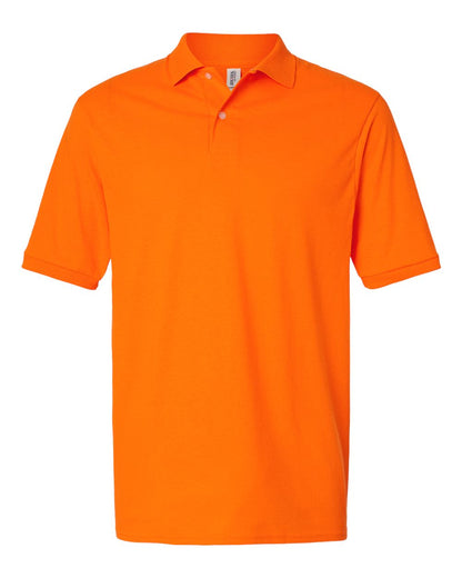 JERZEES Men's Dri-Power® Polo 437R #color_Safety Orange