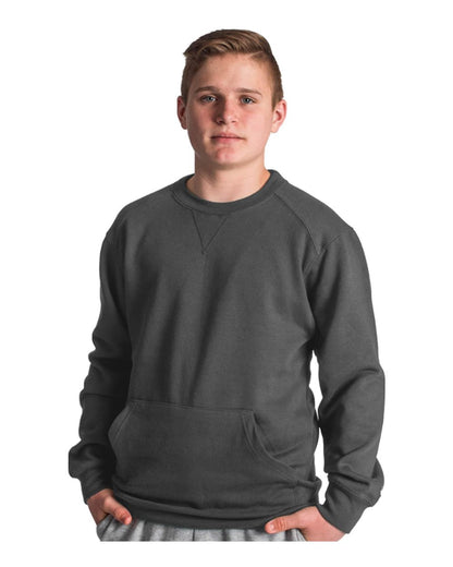 Badger Pocket Sweatshirt 1252 #color_Charcoal