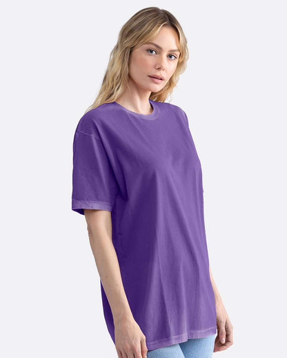 Next Level Soft Wash T-Shirt 3600SW #colormdl_Washed Purple Rush