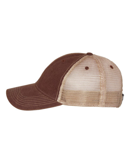 LEGACY Old Favorite Trucker Cap OFA #color_Burgundy/ Khaki