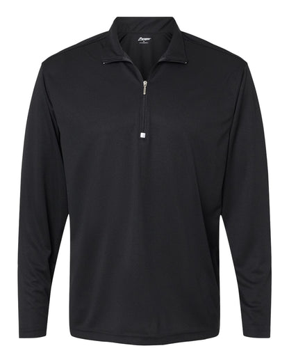 Paragon Unisex Malibu Performance Quarter-Zip Pullover 350 #color_Black