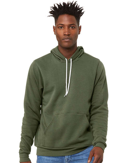 BELLA + CANVAS Sponge Fleece Hoodie 3719 #colormdl_Military Green