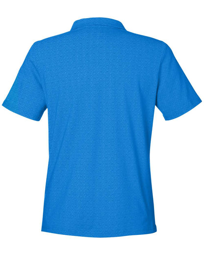 Devon & Jones Women's Crownlux Performance® Geo Polo DG101W #color_French Blue/ CR Blue