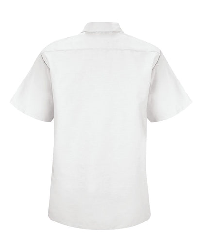 Red Kap Women's Industrial Work Shirt SP23 #color_White
