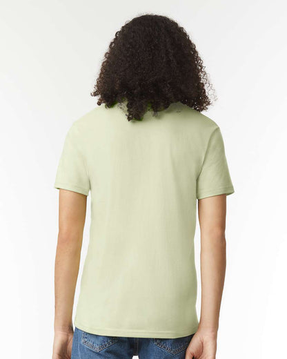 American Apparel Unisex CVC Tee 2001CVC #colormdl_Heather Cucumber