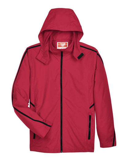 Team 365 Unisex Conquest Jacket with Mesh Lining TT70 #color_Sport Red
