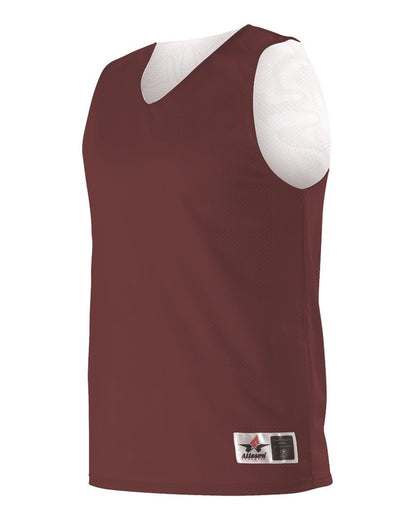 Alleson Athletic Reversible Mesh Tank 560R #color_Maroon/ White