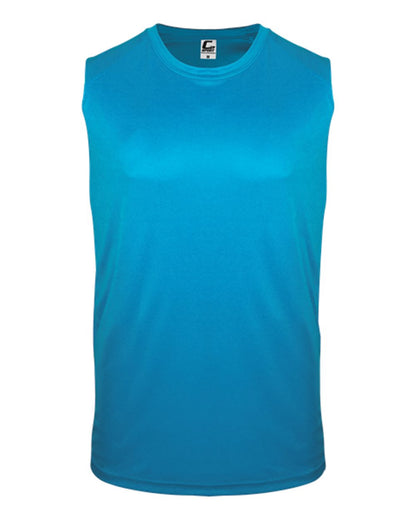 C2 Sport Youth Sleeveless T-Shirt 5230 #color_Electric Blue