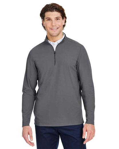 Devon & Jones Men's CrownLux Performance® Windsor Welded Quarter-Zip Pullover DG410 #colormdl_Graphite