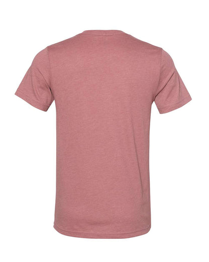 BELLA + CANVAS Heather CVC V-Neck Tee 3005CVC #color_Heather Mauve