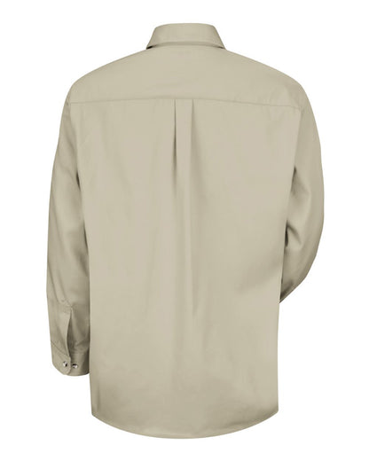 Red Kap Men's Cotton Contrast Dress Shirt SC74 #color_Stone