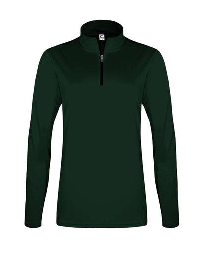 C2 Sport Women's Quarter-Zip Pullover 5602 #color_Forest