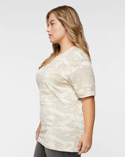 LAT Unisex Fine Jersey Tee 6901 #colormdl_Natural Camo