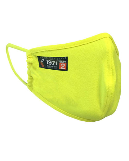 Kishigo Fire Resistant Protective Face Mask FRPF-MASK #color_Lime