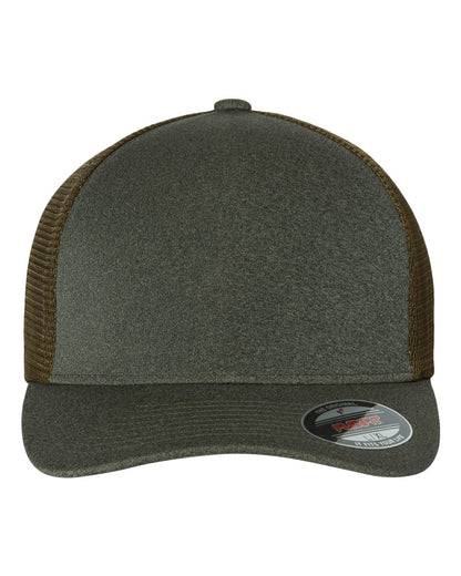 Flexfit Unipanel™ Trucker Cap 5511UP #color_Melange Olive