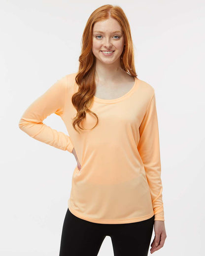 Paragon Women's Long Islander Performance Long Sleeve T-Shirt 214 #colormdl_Peach