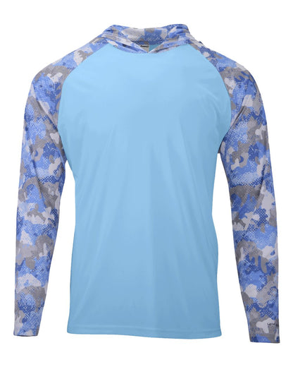 Paragon Unisex Tortuga Extreme Performance Hooded T-Shirt 240 #color_Blue Mist