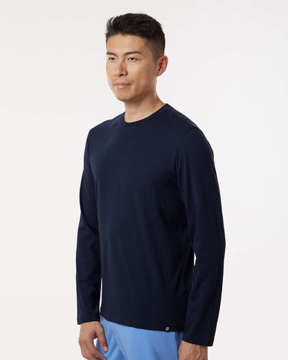 Jaanuu Men's RegenX Cotton Underscrub Long Sleeve T-Shirt M30002U #colormdl_Midnight Navy