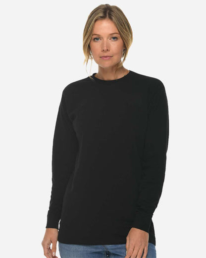 Lane Seven Heavyweight Long Sleeve T-Shirt LS15009 #colormdl_Black