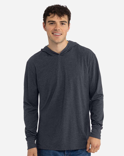 Next Level Unisex CVC Hoodie Long Sleeve T-Shirt 6221 #colormdl_Charcoal