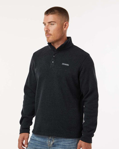 Columbia Men's Alto Pass™ Fleece Half-Snap Pullover 209573 #colormdl_Black