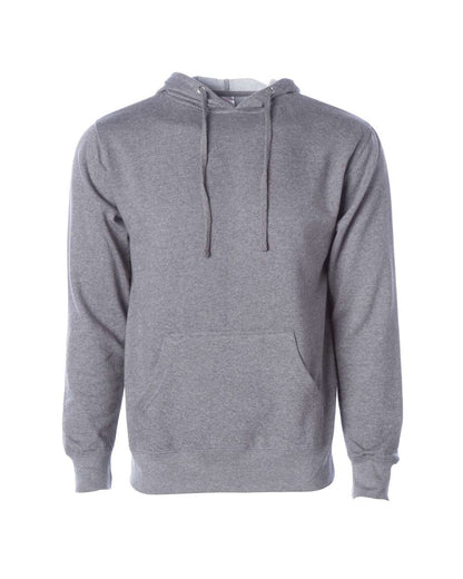 Independent Trading Co. Unisex Midweight Hooded Sweatshirt SS4500 #color_Gunmetal Heather
