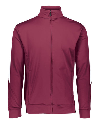 Augusta Sportswear Men's Medalist Jacket 2.0 4395 #color_Maroon/ White